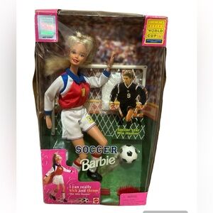 Soccer Barbie World Cup 1998 vintage doll Mattel rare collectible